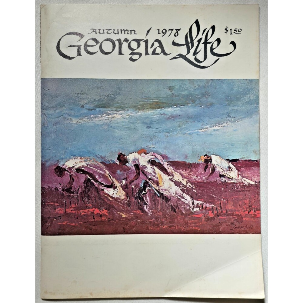 1978 Georgia Life Magazine Autumn Culture Arts Natural Scenery Local History